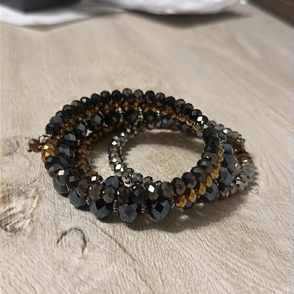 Multi Jeweled bangle bracelet - Picture 14 of 15